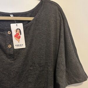 Vislily Gray Top